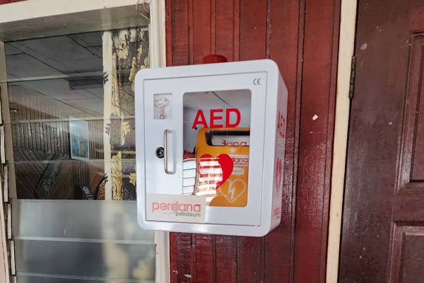 successfully aed installation at sarawak